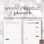 Pretty Fabulous Designs Weekly Layout Style #5